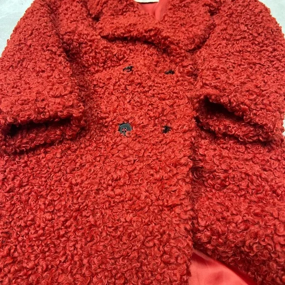 Luxelim sz 4t Teddy Coat red